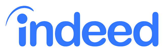 a blue and black logo