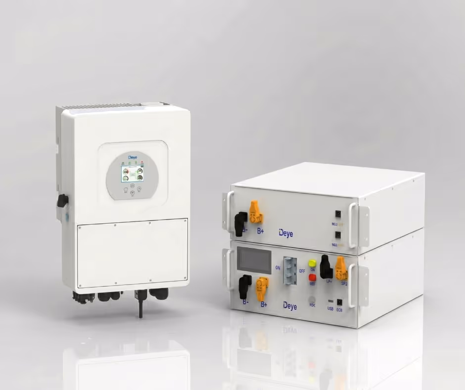 DEYE Zestaw Inwerter hybrydowy SUN-20K-SG01HP3 + Bateria BOS-G PRO 20.48kWh + Jednostka sterująca HVB750V100A-EU (wysokonapięciowy)