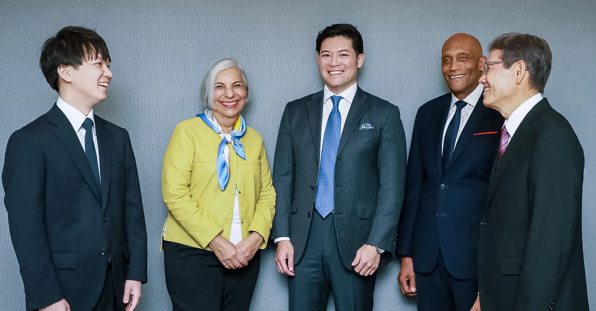 Hidetaka Okui, Ph.D. (Assistant to Chief Nuclear Officer at ZettaJoule), Rumina Velshi (Co-Founder and Principal of ZettaJoule), Mitsuo Shimofuji (Co-founder, President and CEO,
Board of Directors of ZettaJoule), Jeffrey Harper (Co-Founder and Chief Commercial Officer of ZettaJoule and President of ZROC LLC) and Kazuhiko Kunitomi, Ph.D. (Co-Founder and Chief Nuclear Officer
of ZettaJoule)