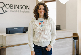 Jill, admin at Robinson Dental.