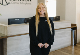 Merissa, admin at Robinson Dental.