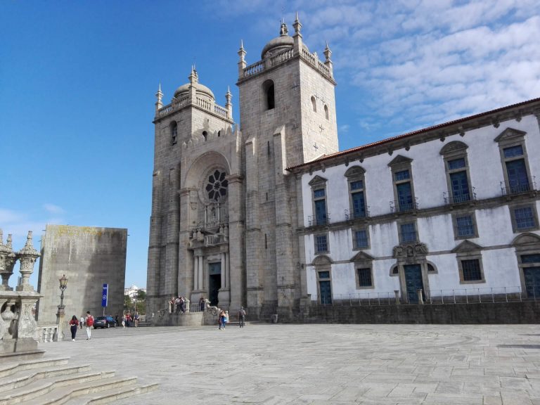 View of the Porto Cathedral,Hotel Experimental Infante Sagres in Porto.