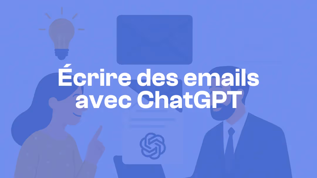 Écrire des emails sans faute et plus vite grâce à ChatGPT