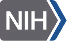 NIH logo with gray and blue colors representing National Institutes of Health