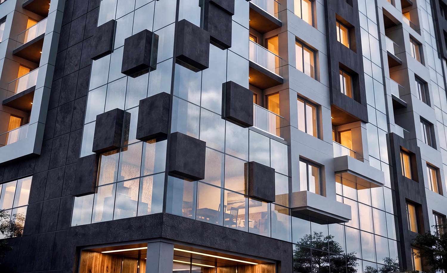 Mixed-Use Residential Complex – Architectural Concept