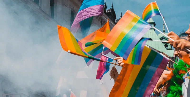 pride flags