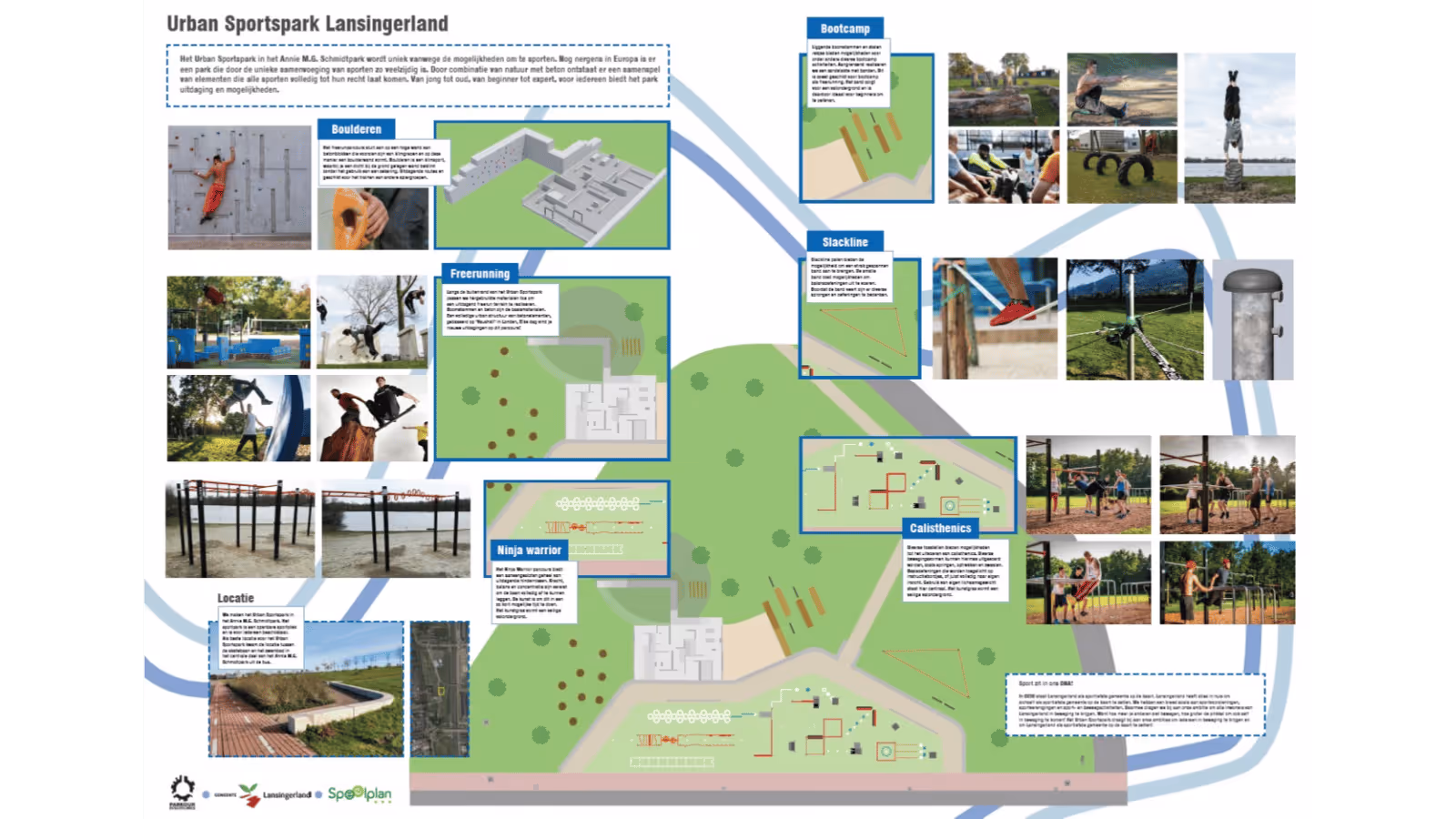 Plattegrond Urban Sportspark Lansingerland