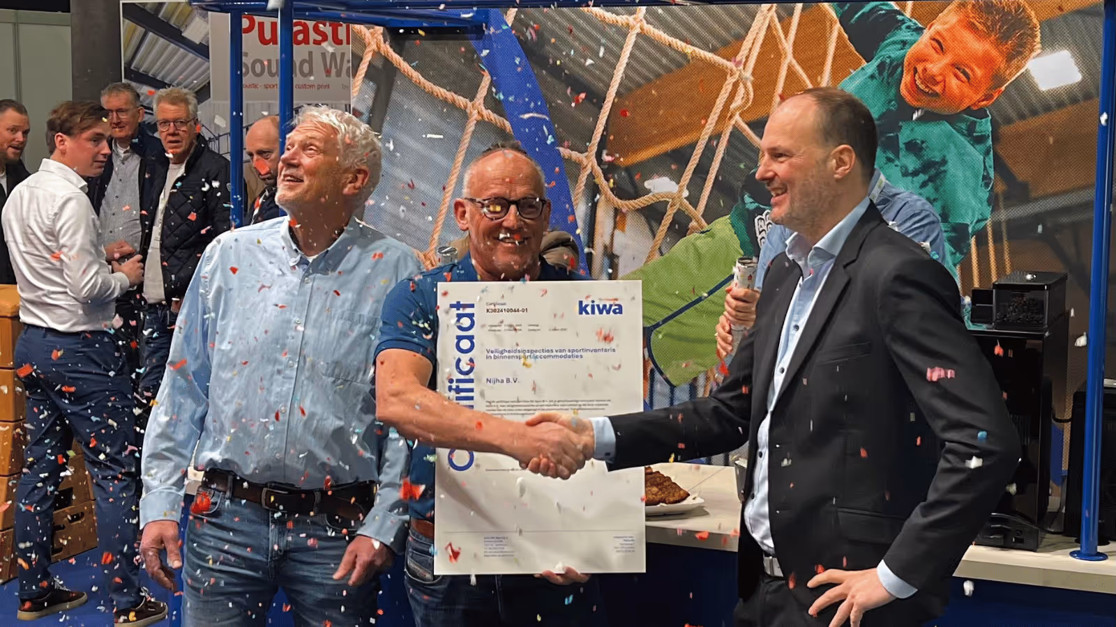 Nijha is gecertificeerd door Kiwa ISA Sport