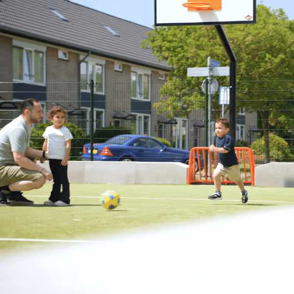 Met de Sportcourt is de Buitengymzaal compleet