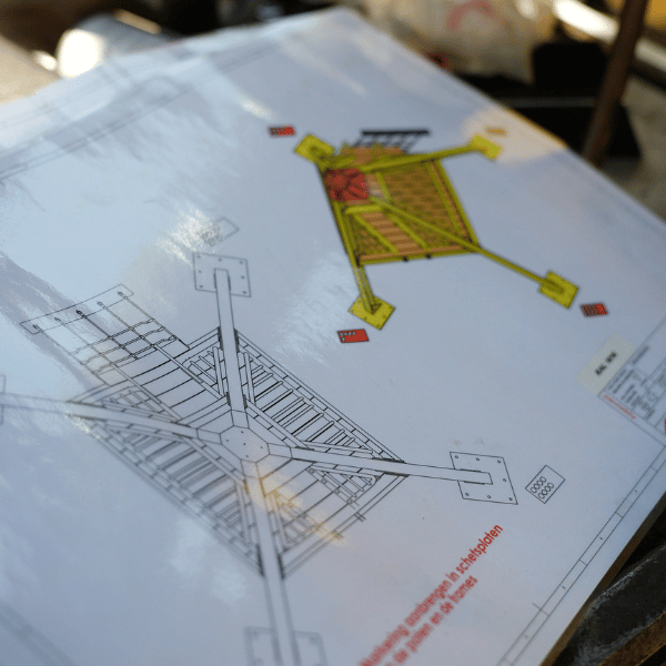 Bouwtekening speeltoestel
