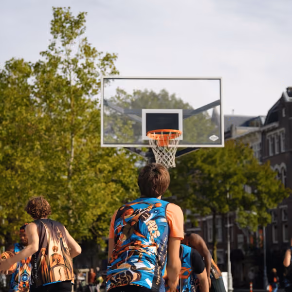 3x3-basketbalpaal Museumplein Amsterdam