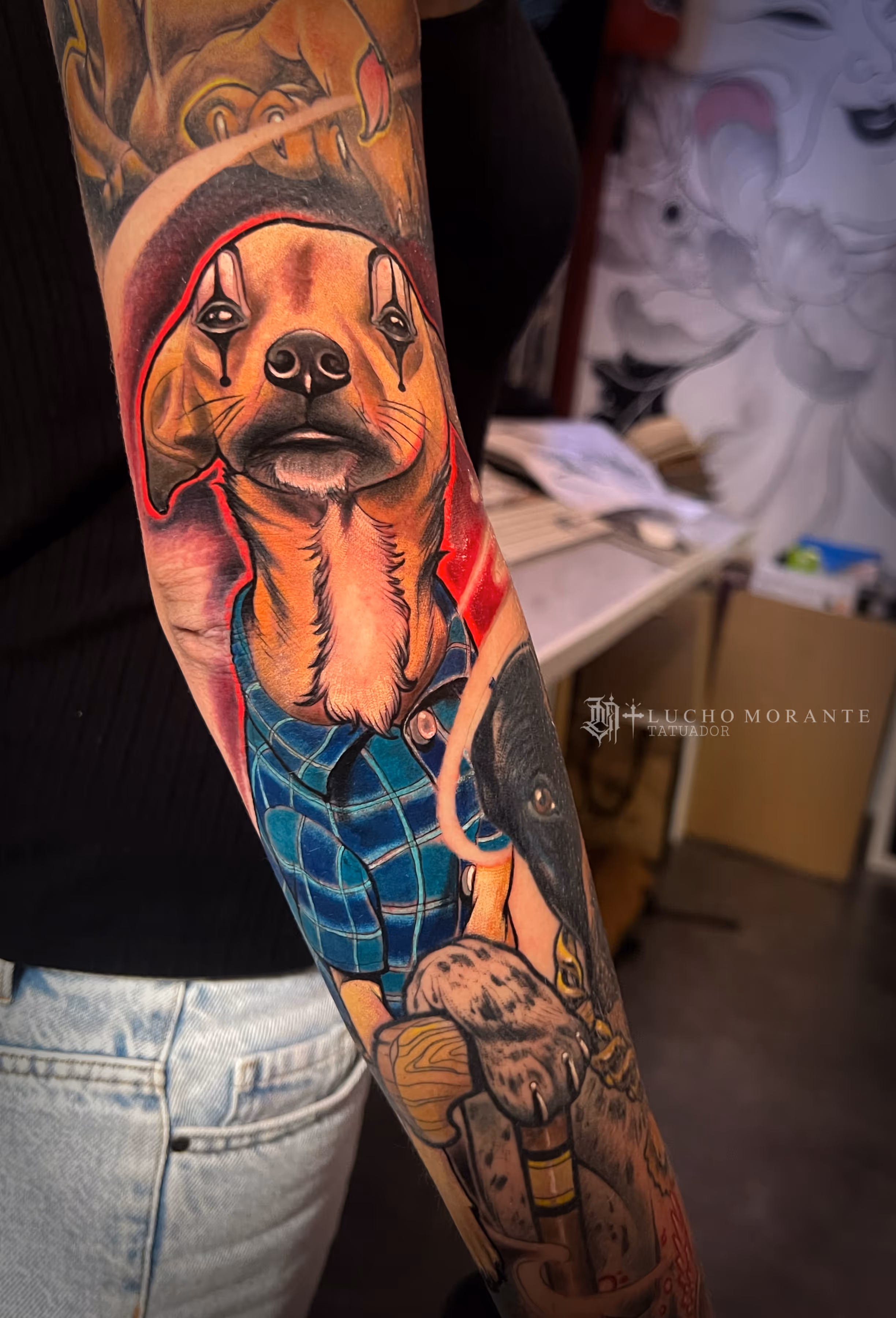 Image portfolio 01 - Lucho Morante - Salon Tatouage Vannes