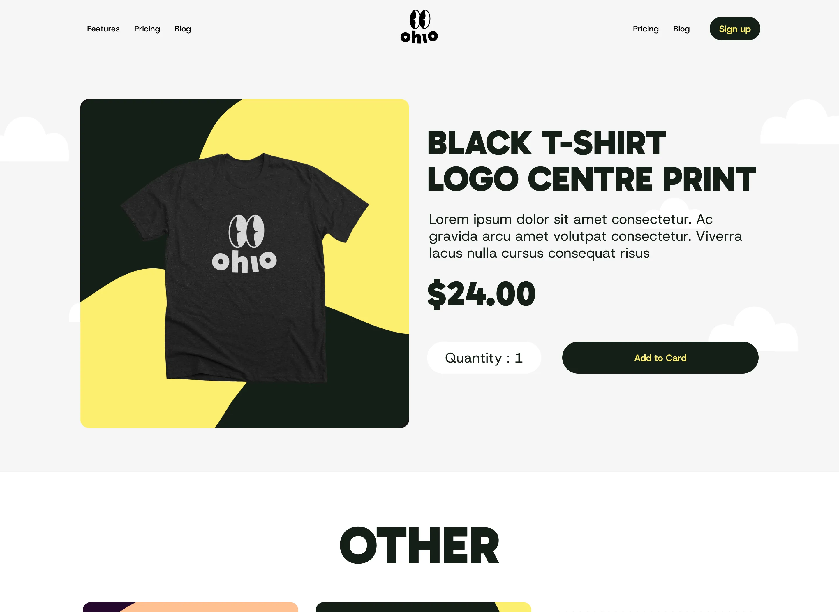 Saas Webflow Template - Ohio - Designed by Azwedo.com and Wedoflow.com