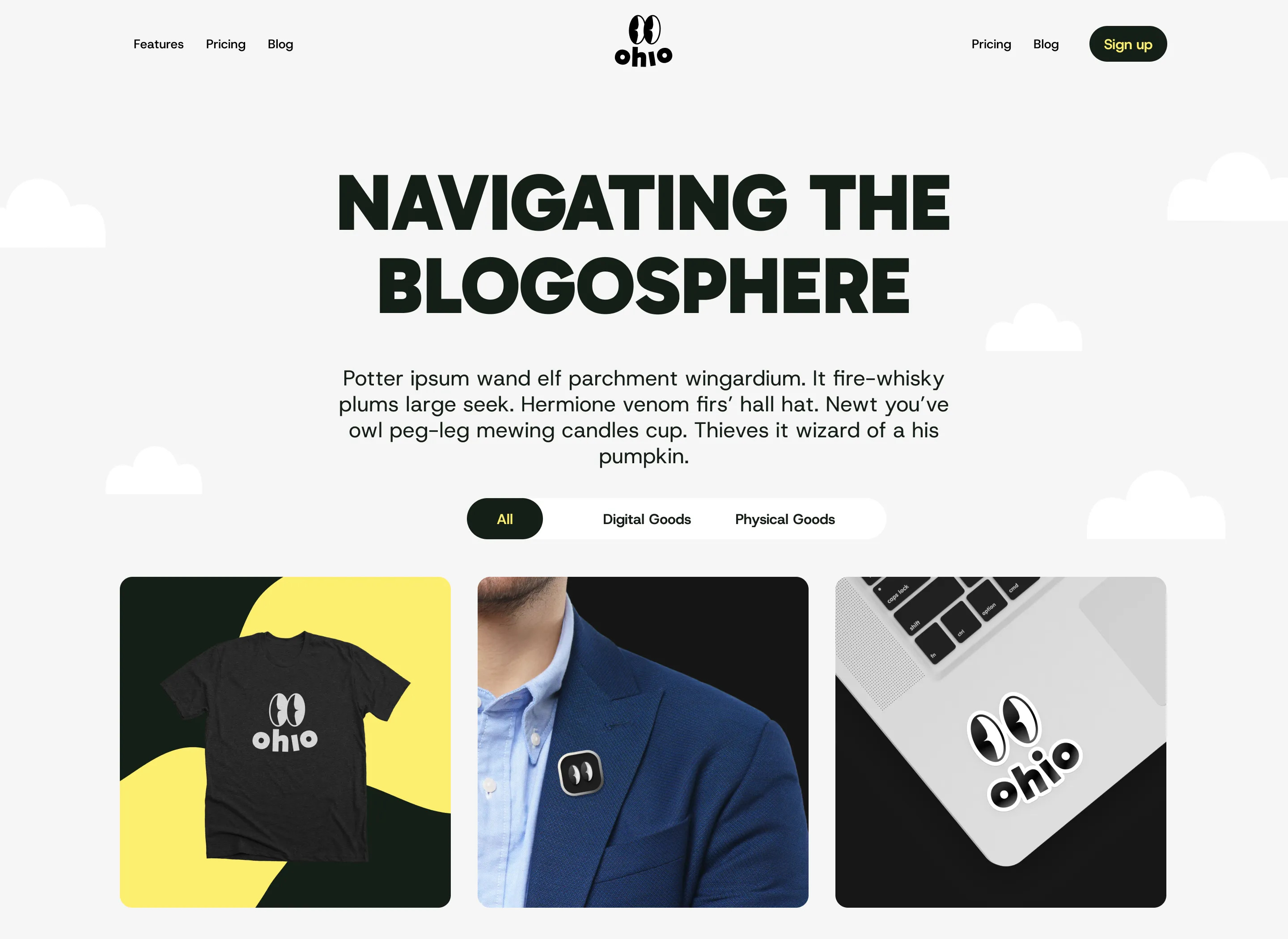 Saas Webflow Template - Ohio - Designed by Azwedo.com and Wedoflow.com