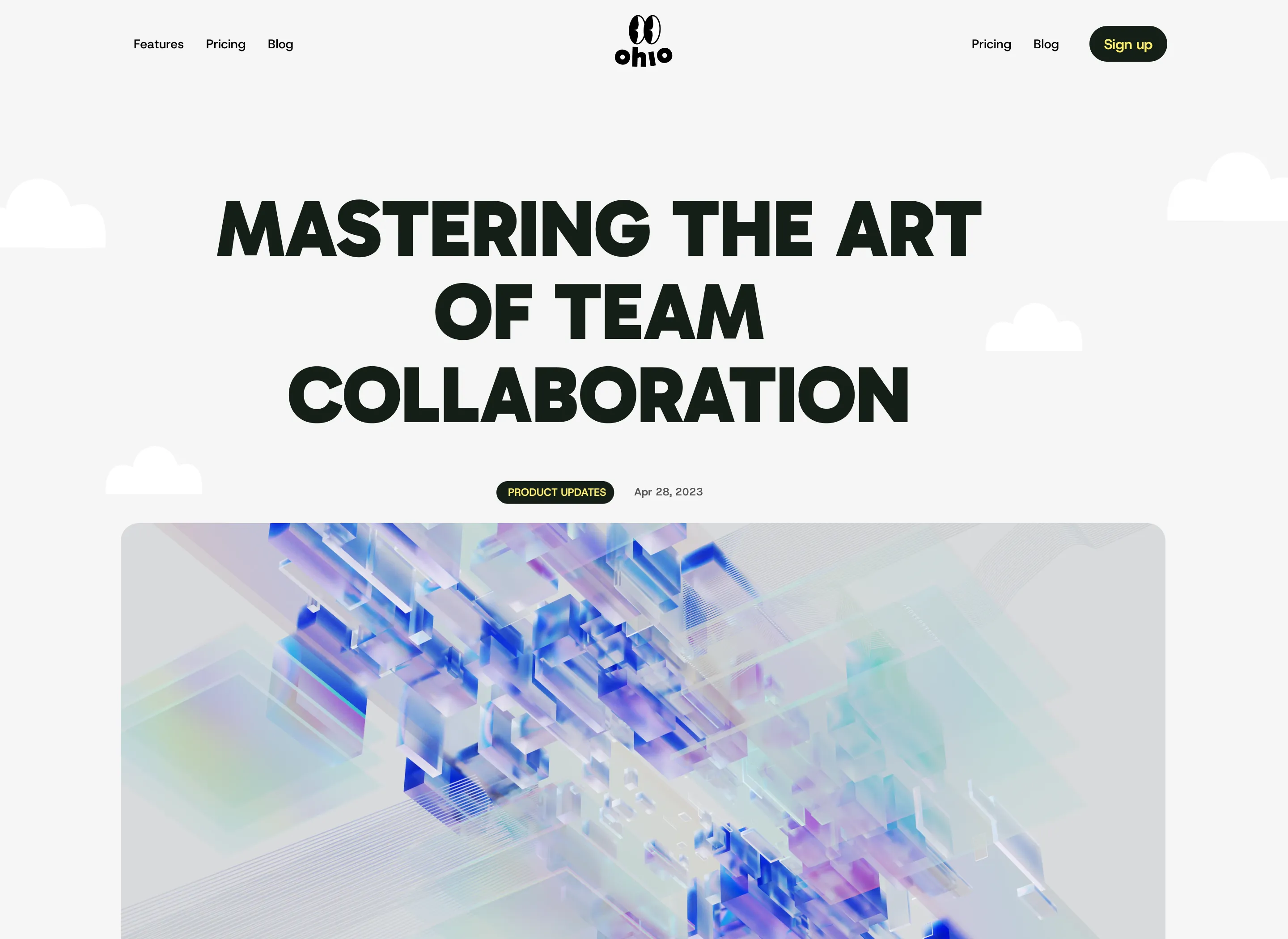 Saas Webflow Template - Ohio - Designed by Azwedo.com and Wedoflow.com