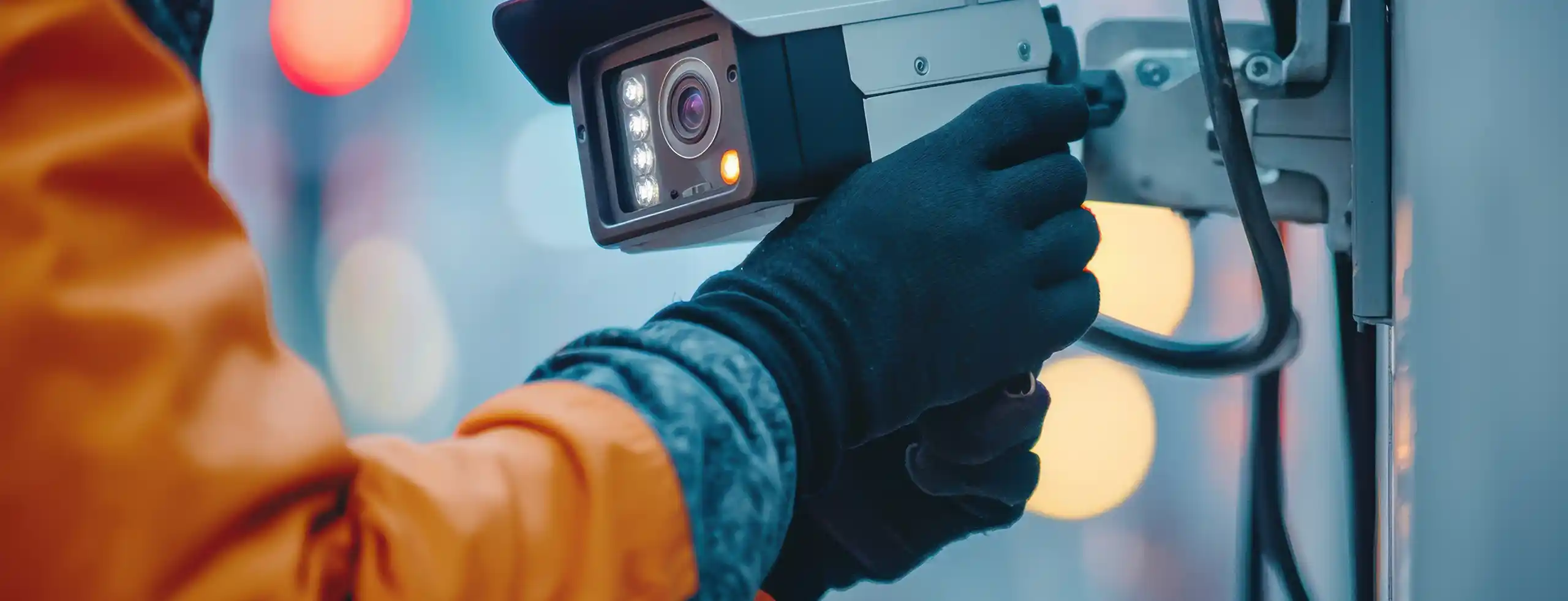 réparation caméra de surveillance extérieure
