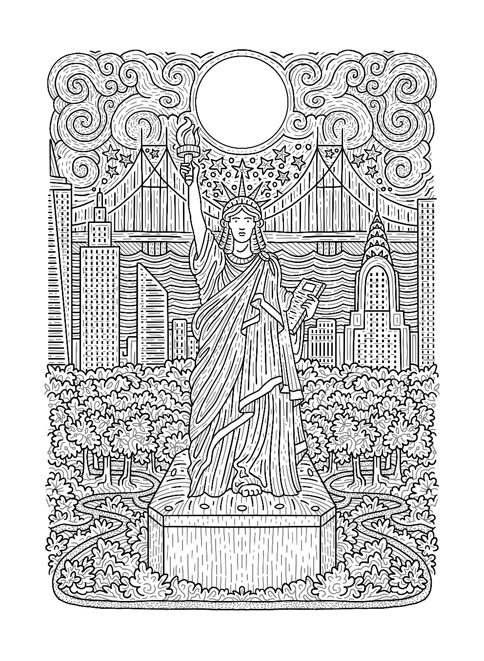 Illustration Gotham Cards