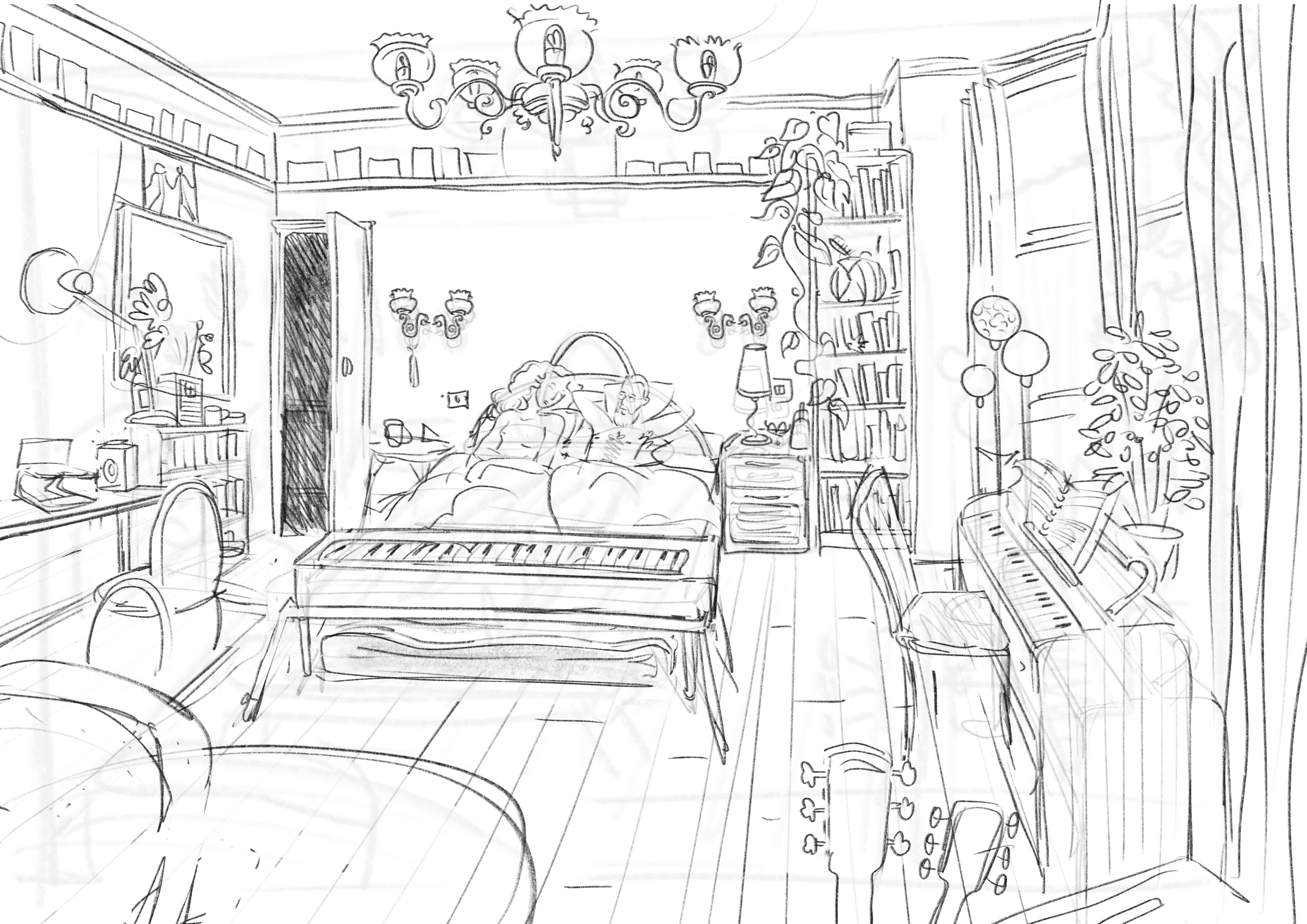 Sketch Bedroom II