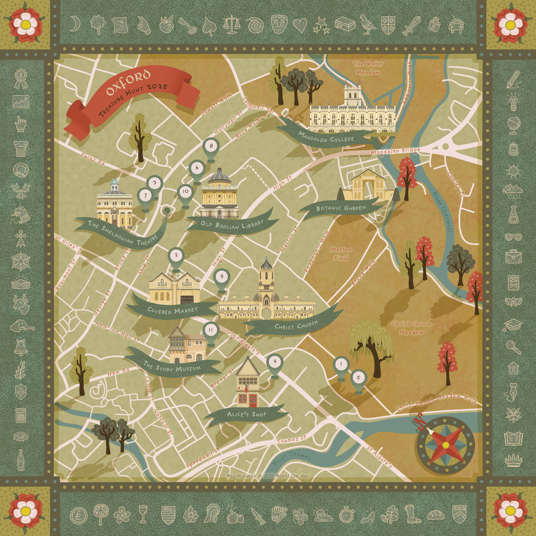 Augmented Reality Illustrated Map