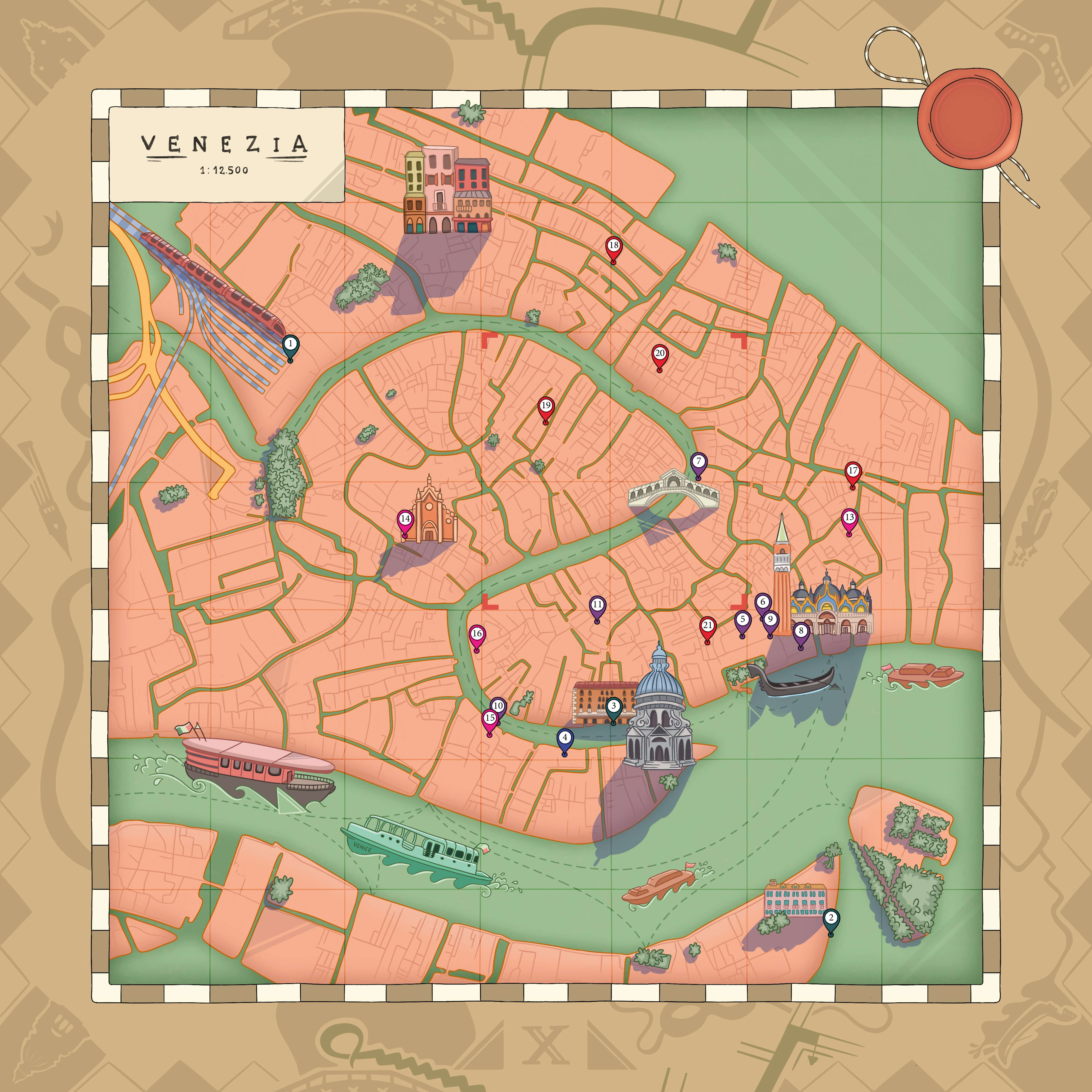 Venice map 