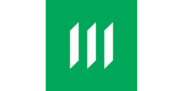 White stylized three vertical bars on a green square background, representing the Manulife logo.
