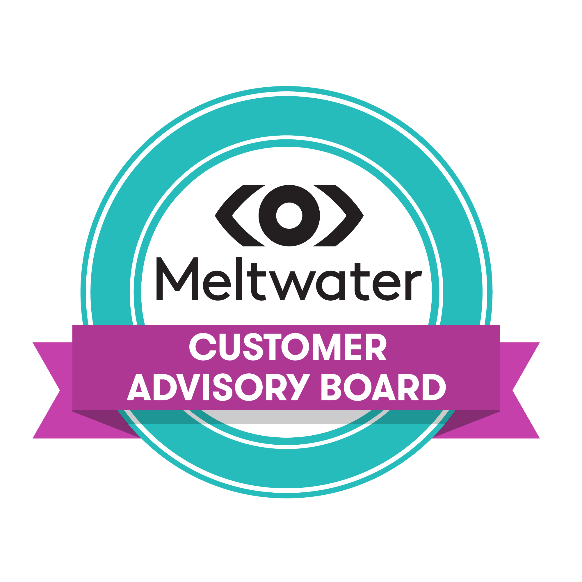 Badge showing TwinBear is a part of Meltwater's Customer Advisory Board