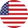 Icon of the United States flag with 13 red and white stripes and a blue field with white stars.