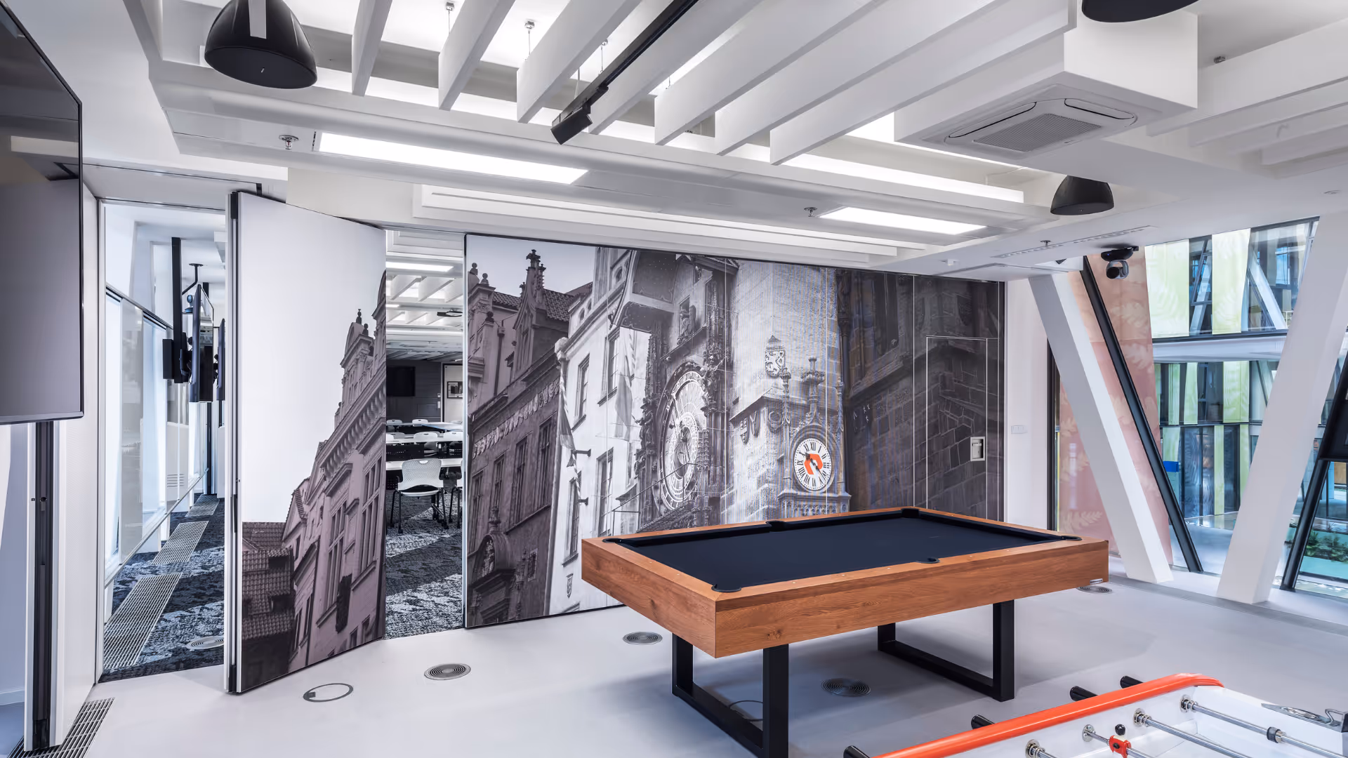 Image de l'intérieur de l'installation de stockage