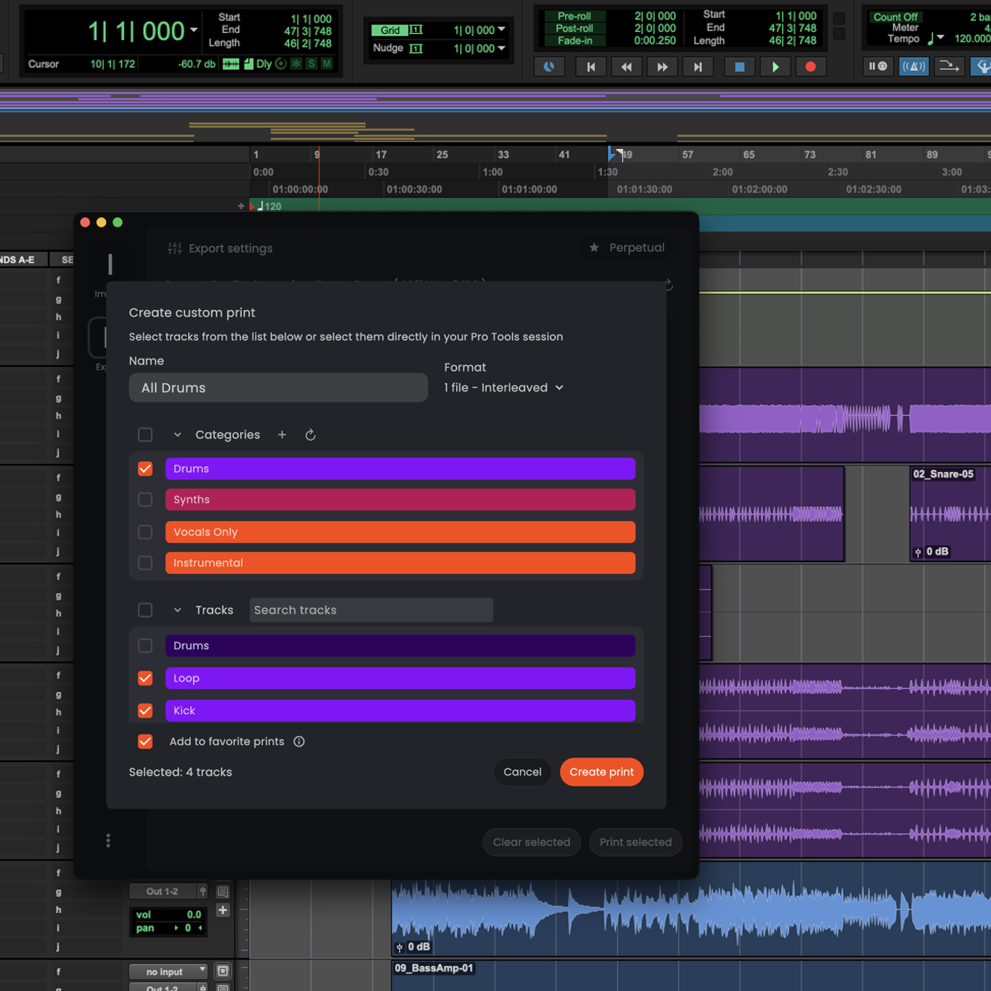 fmusic with pro tools