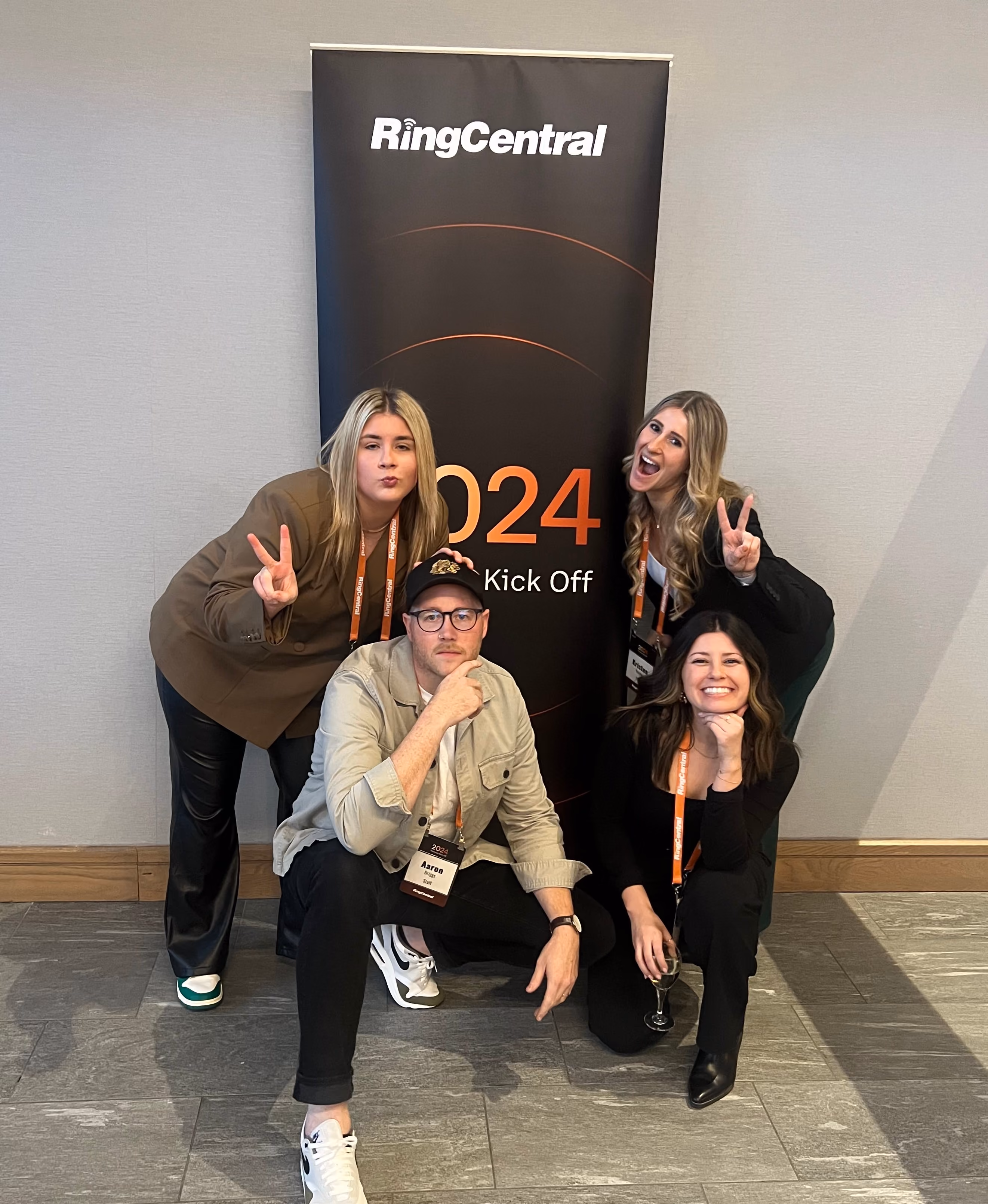 BW Events Tech team at the RingCentral 2024 event