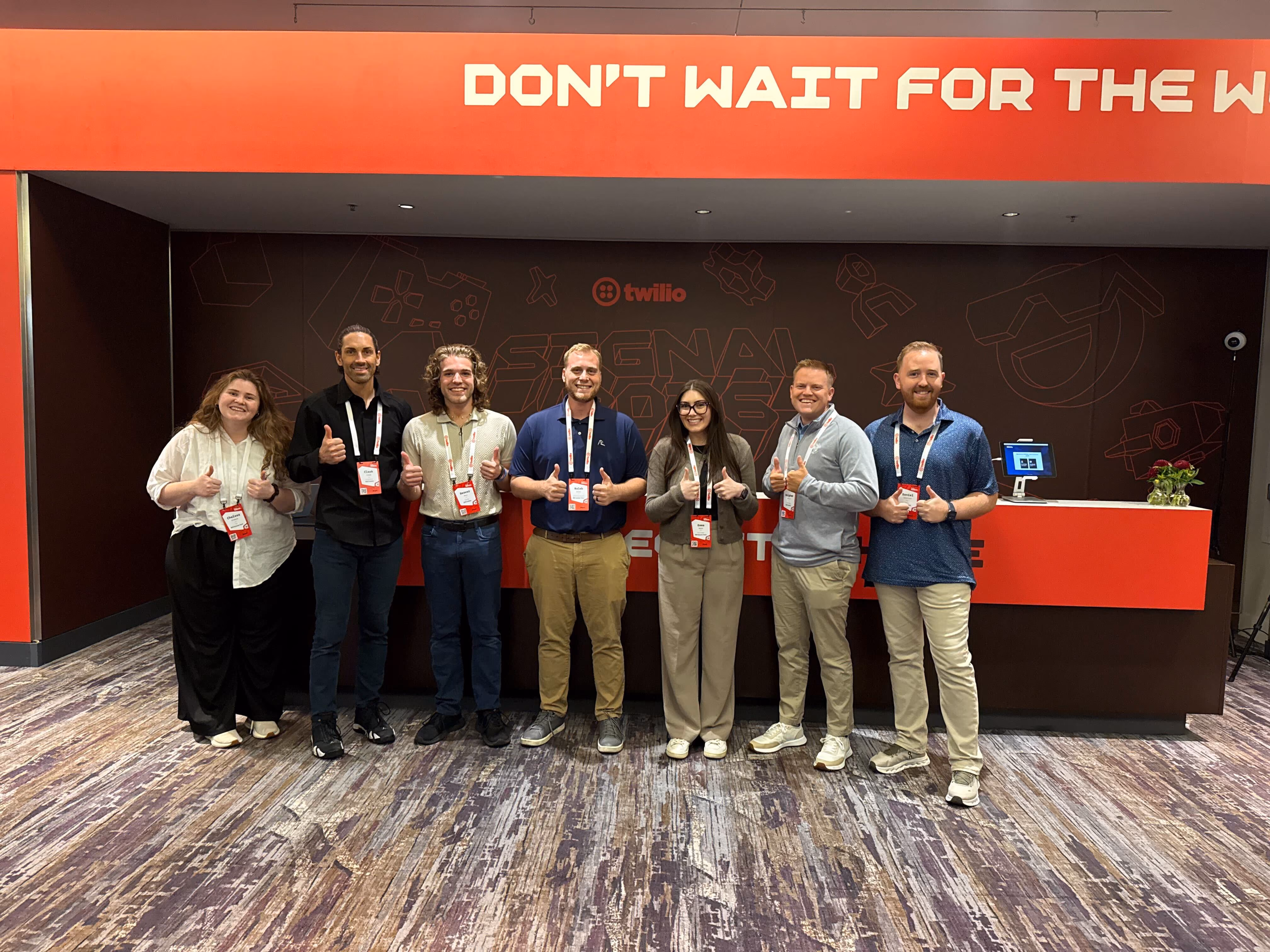 BW Events Tech team at Twilio Signal conference