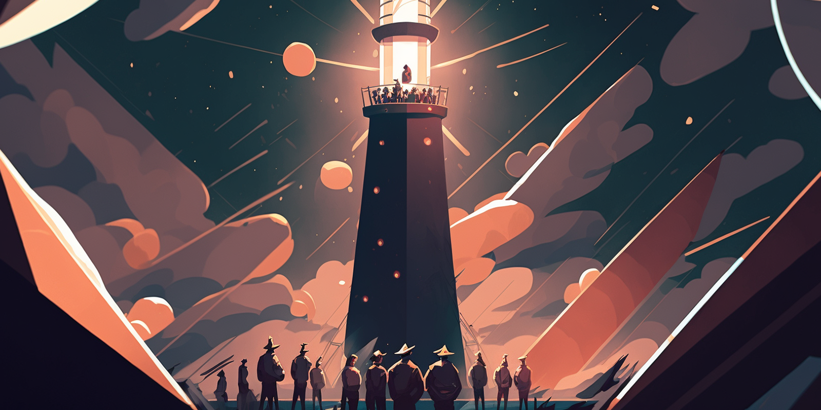 A surreal image of a highly stylized bust