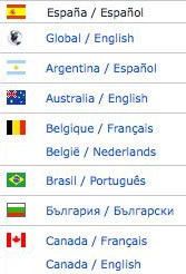 language flag text content