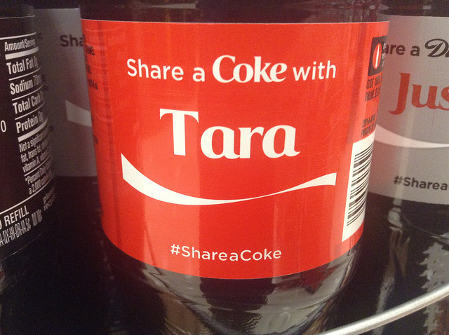 coke personalized bottle