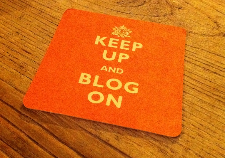 blogging coaster