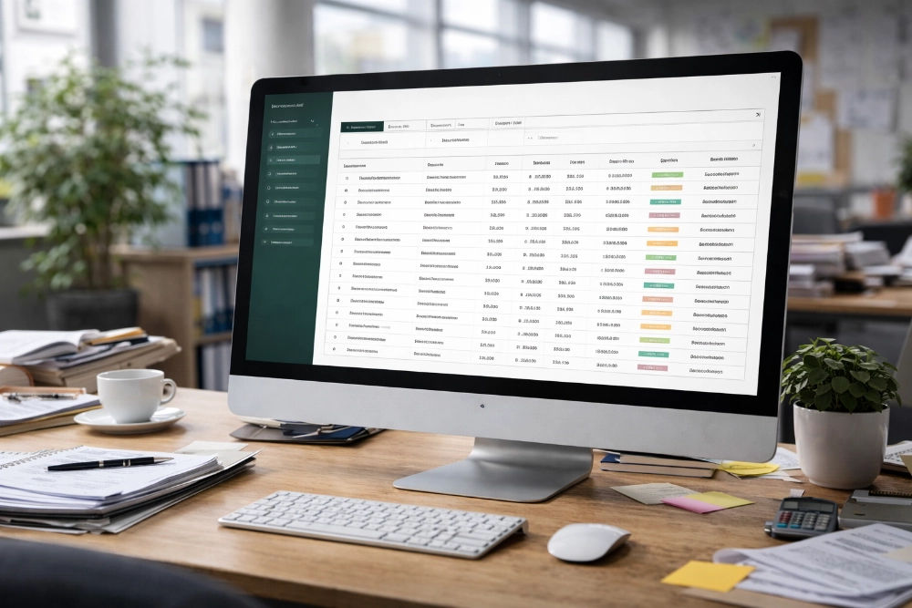 Ein Screenshot der Software-Plattform Deutsche e-Beschaffung