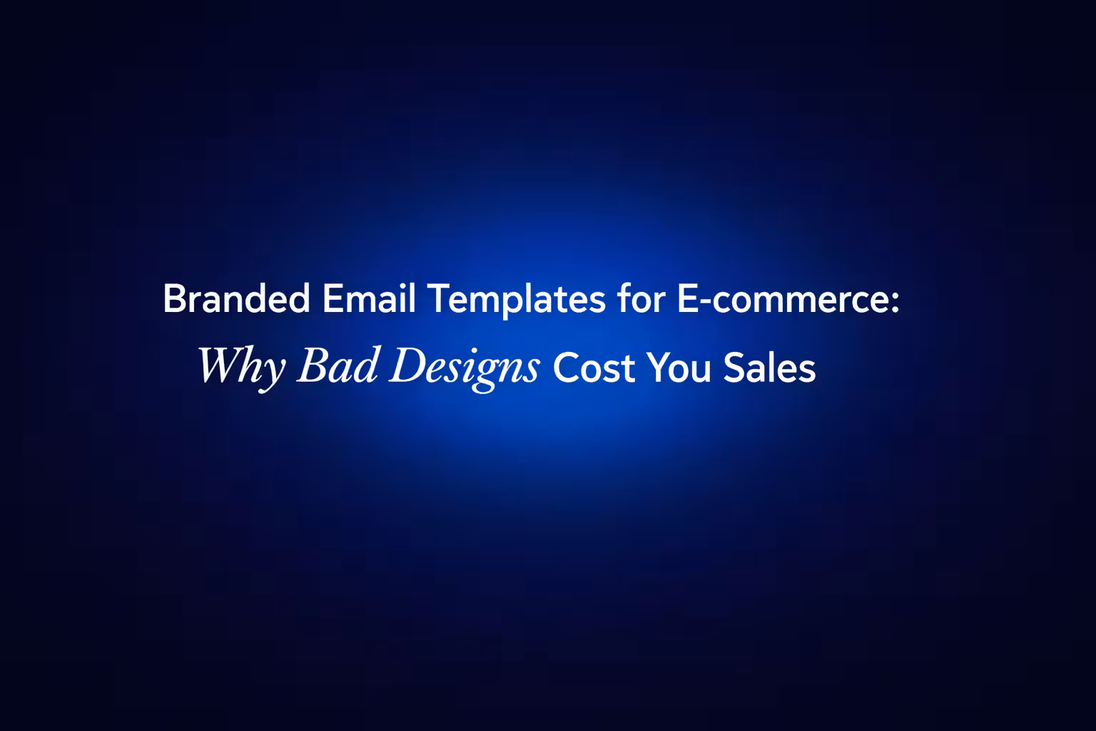 Branded email templates for e-commerce that build customer trust and reduce chargebacks