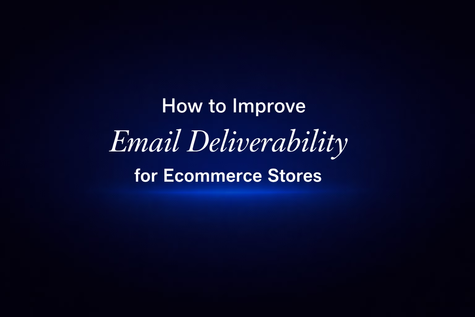 An email envelope icon with an upward trending arrow pointing to the right. Vector illustration in green and blue colors, signifying improvement and growth in email deliverability metrics.