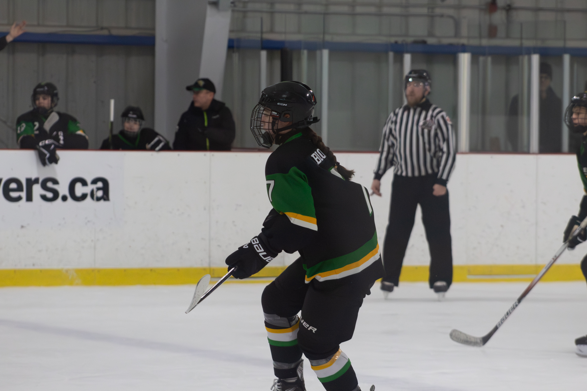 hockey player on the ice