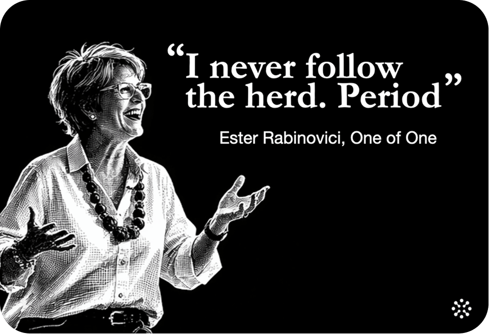 "Never follow the herd. Philosophically speaking"
