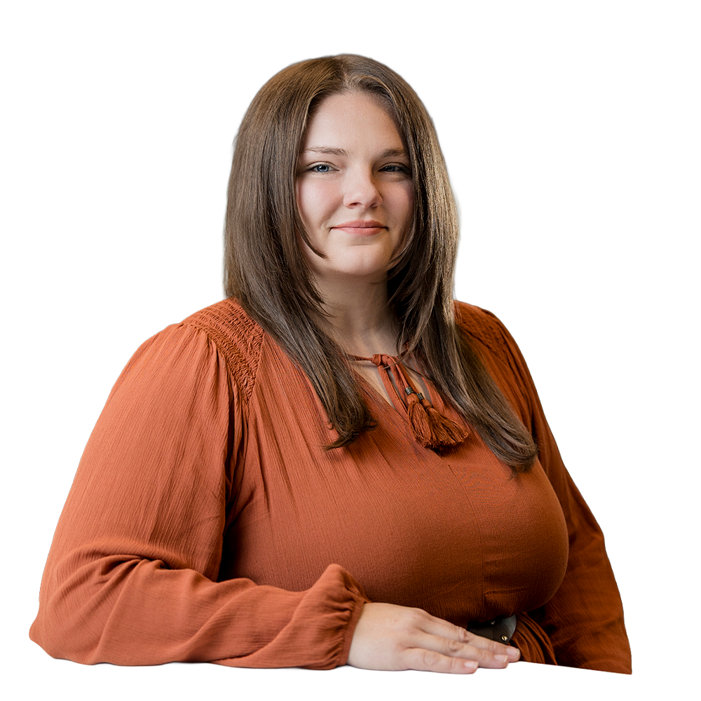 Portrait of Evamarie Choma, Receptionist at SDH Capital