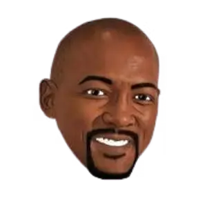 Ilustração do rosto sorridente de um homem