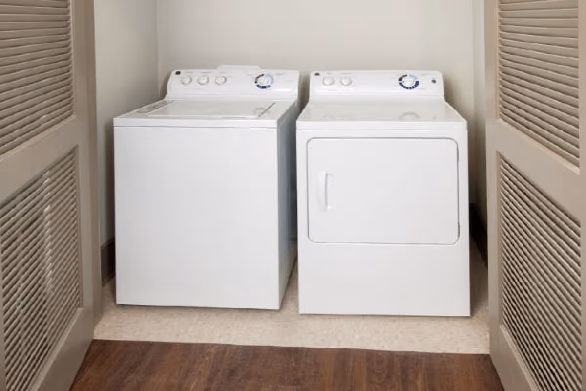 Washers and dryers included