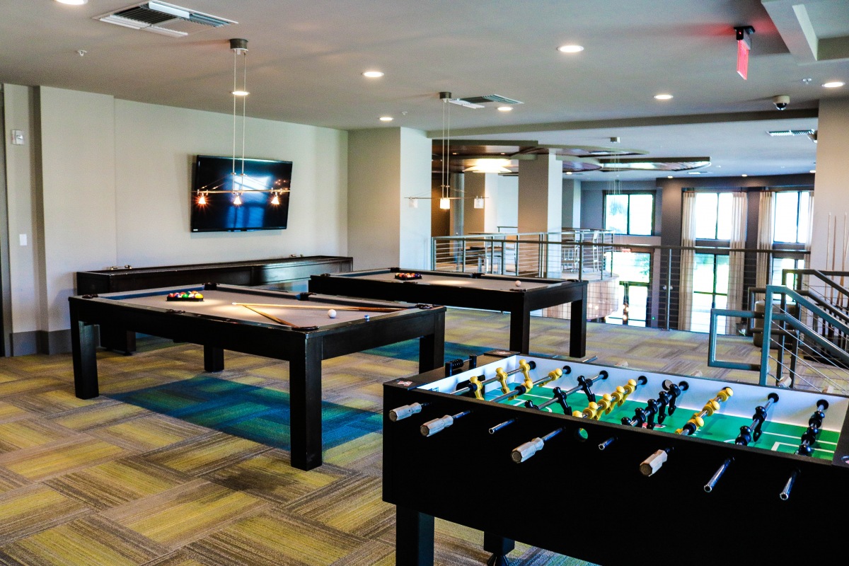 Resident game-day lounge