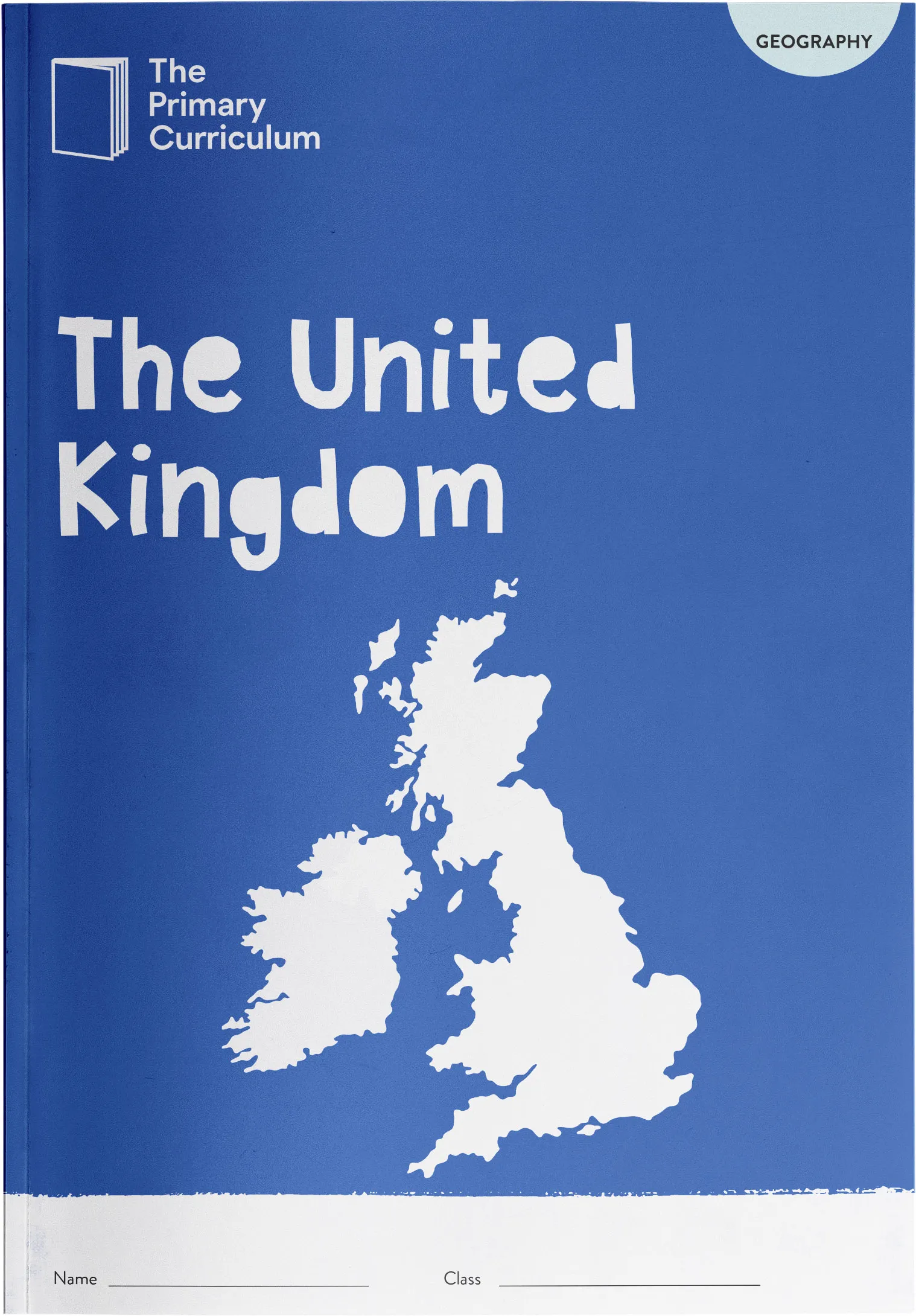 A cover for a curriculum booklet about the United Kingdom