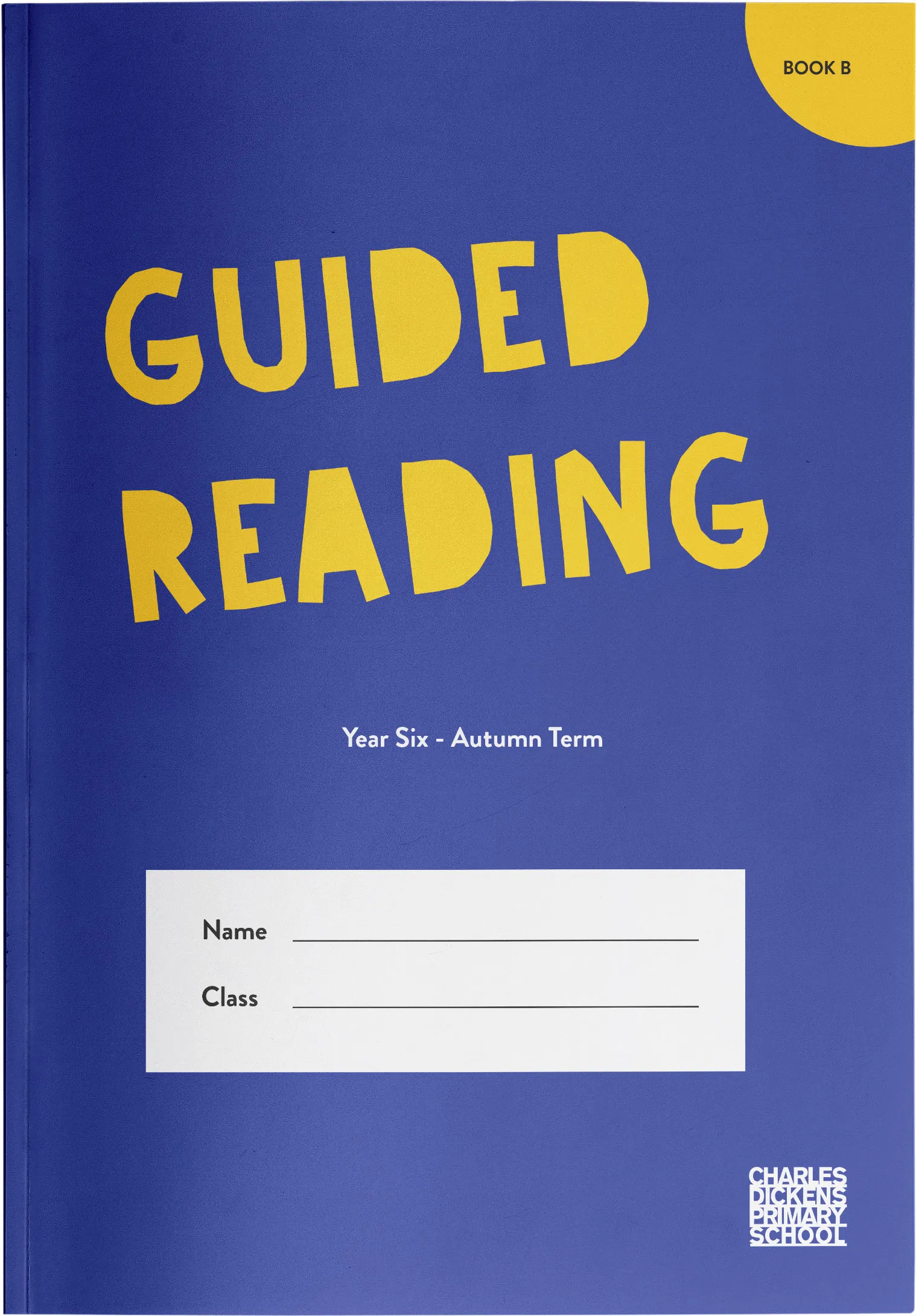 A cover for a curriculum booklet about guided reading
