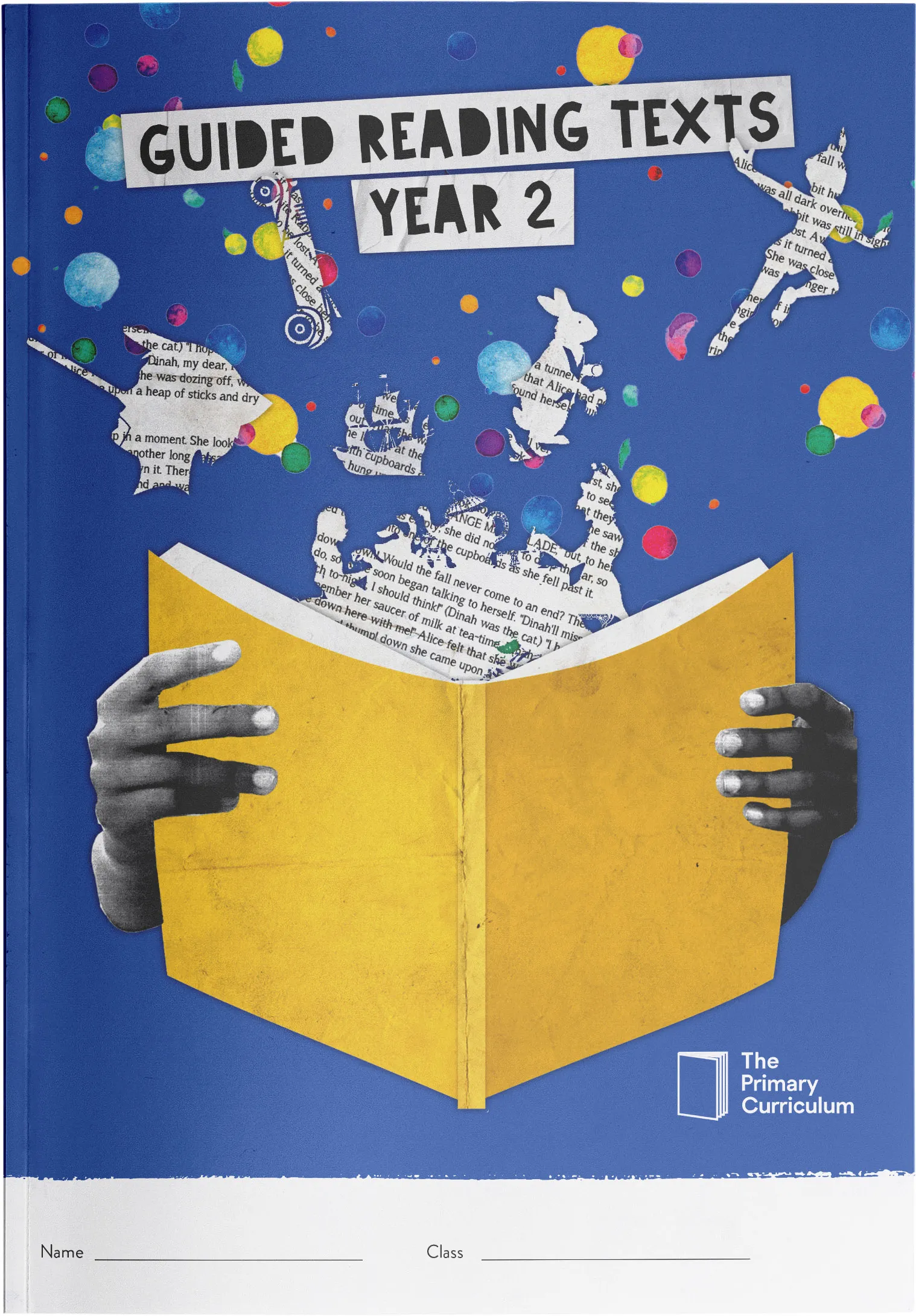 A cover for a curriculum booklet about guided reading
