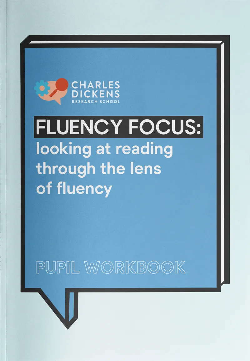 A cover for a curriculum booklet about teaching fluency