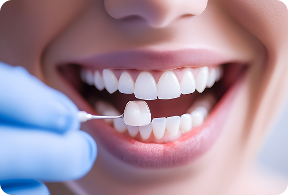 Natural and stunning porcelain veneers