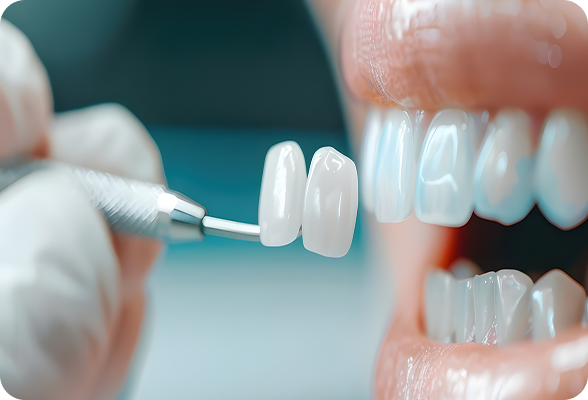 Natural and stunning porcelain veneers